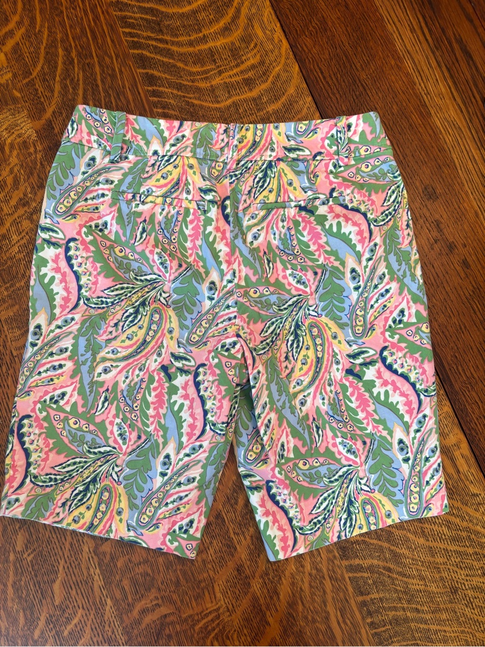 Talbots Pink Multi Paisley Print Women’s Shorts